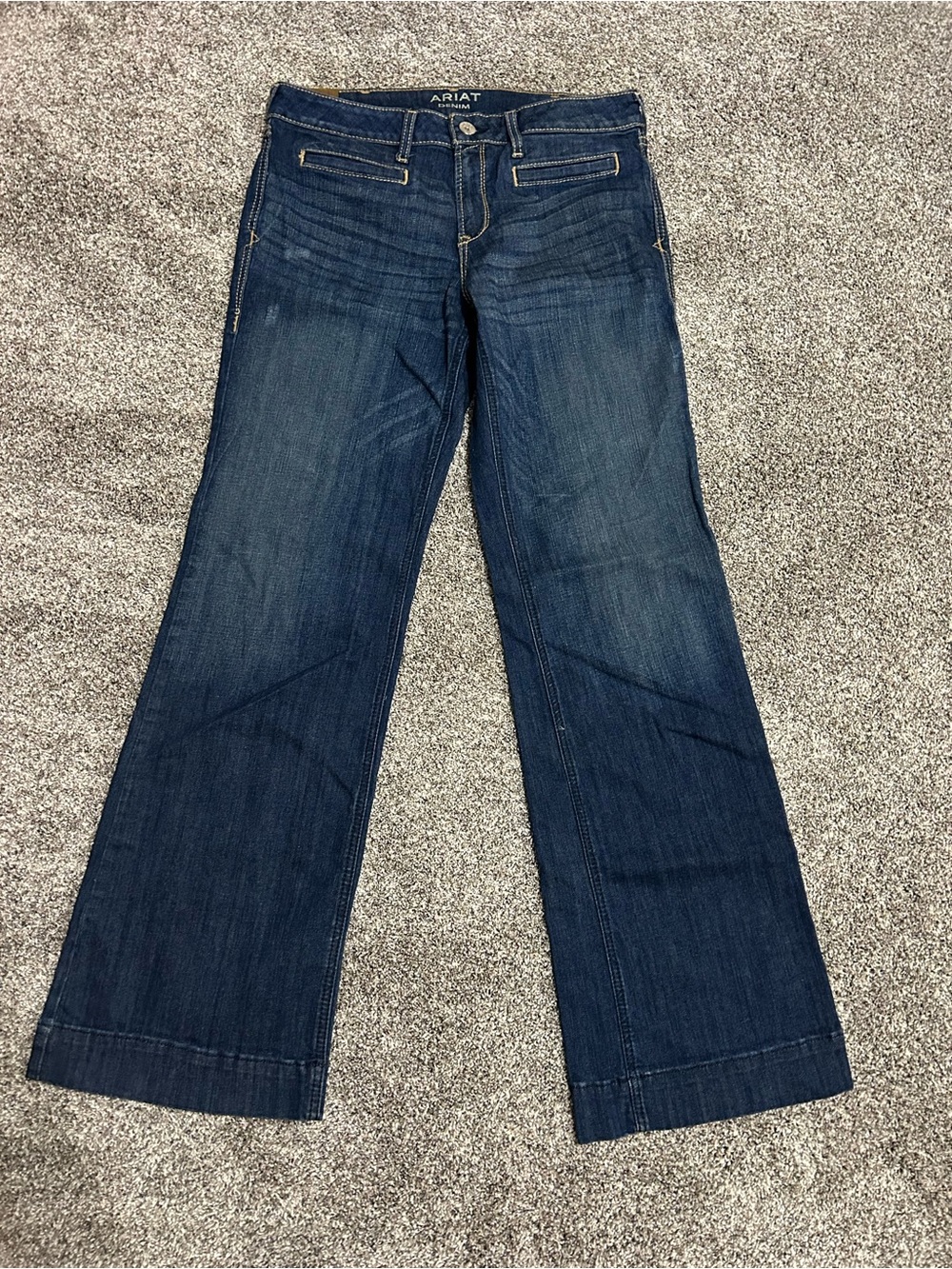 Ariat Women's Indigo Wide-Leg Flare Jeans